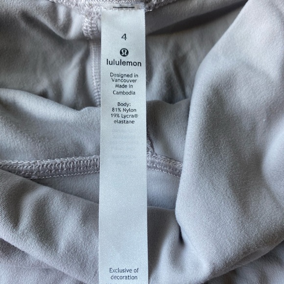 Lululemon Leggings 25” Light Lavender Double lined Align - Picture 7 of 9